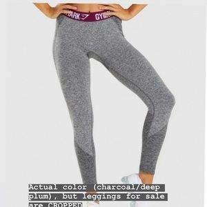 GYM SHARK CROPPED FLEX LEGGINGS SIZE L